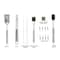 Hastings Home 16-piece Hastings Home Grill Set Stainless Steel BBQ Accessory Kit with Tongs, Skewers, Spatula, Case 271185FCX - alternate 2